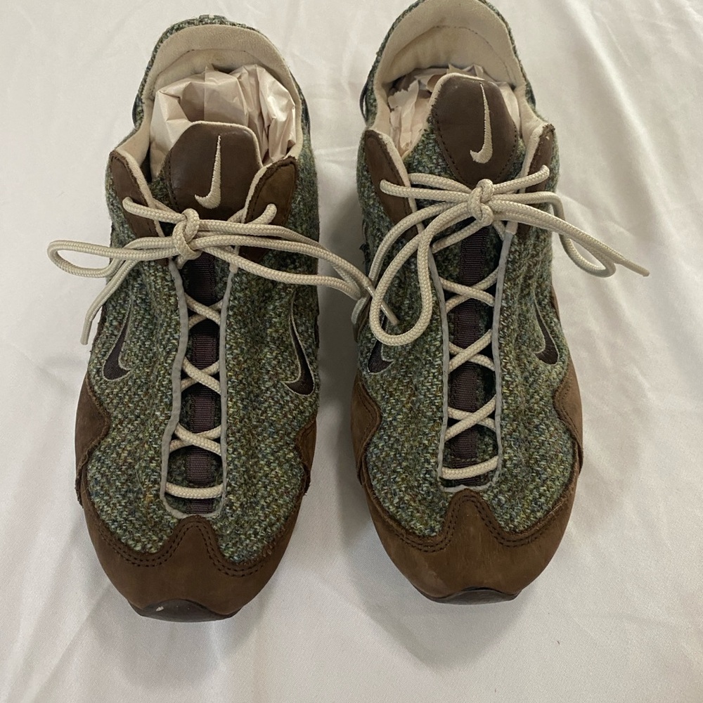 Nike Harris Tweed Green and Brown Sneakers